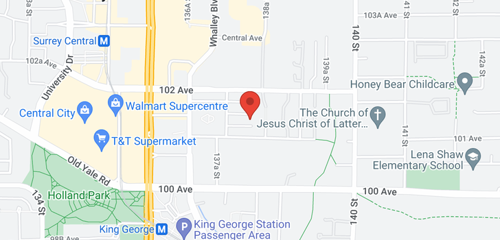 map of 13806 101A AVENUE